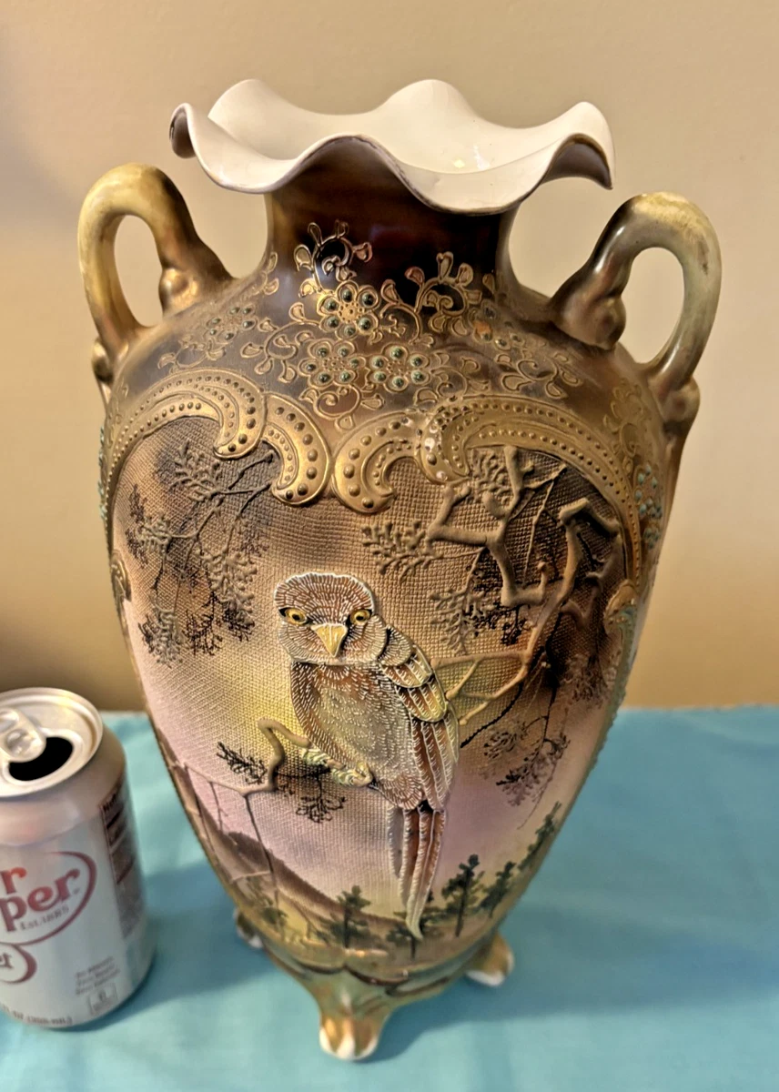 陶瓷日本古董花瓶| eBay