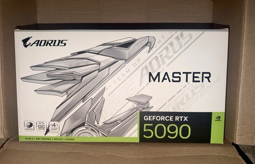 Gigabyte AORUS GeForce RTX 5090 MASTER ICE 32G GDDR7 GV-N5090AORUSM ICE-32GD