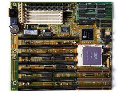 Biostar MB-1433 UIV Socket 3 motherboard + IBM 486DX2-80 + 8Mb RAM Retro gaming
