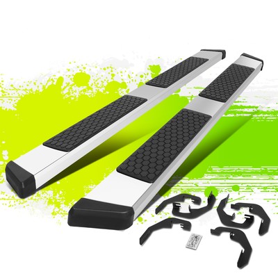 5.5'' Polished Step Flat Running Boards for Silverado Sierra Extended Cab 07-19