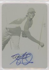 2011 Leaf Metal Draft Printing Plate Yellow 1/1 Henry Owens #AU-HO1 Auto 0s3