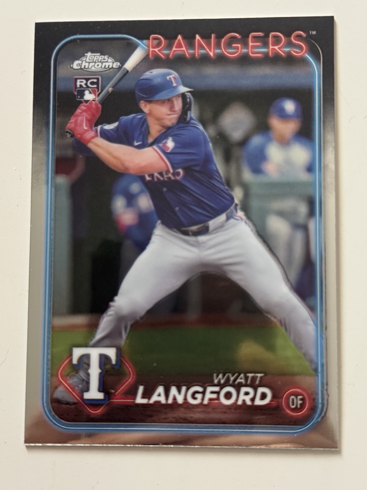 2024 Topps Chrome Update Series - Wyatt Langford #USC35 Refractor (RC)