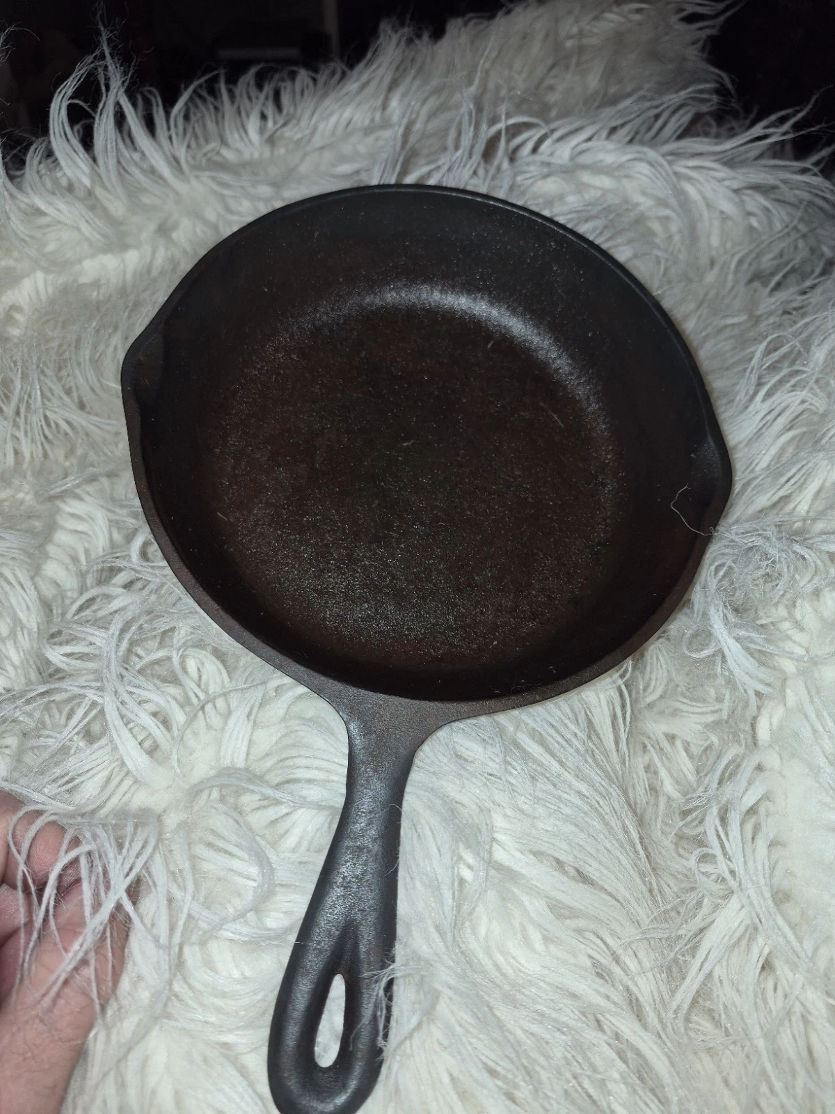 Vintage 1966-68 BSR No.5 Cast Iron Skillet 8.5" "Screw Head" Nice