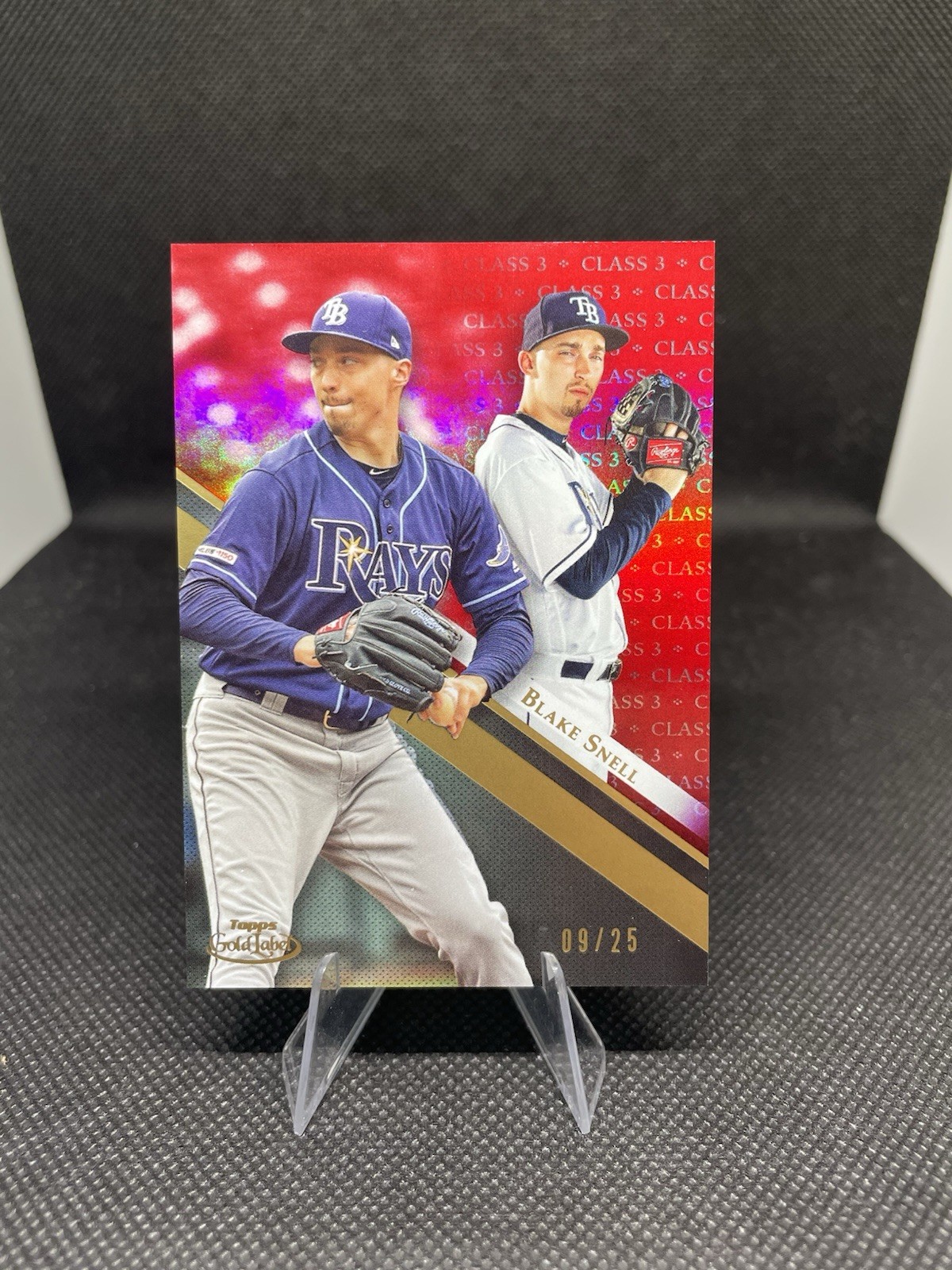 2019 Topps Gold Label - Blake Snell #59 Class 3 Red /25
