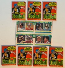 Fútbol Topps 1990 - 7 paquetes de cera + fondo de caja de 4 tarjetas