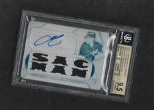 Francisco Lindor  2017 Topps Triple Threads Black Printing Plate  1/1  BGS 9.5/9