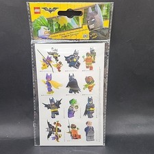   LEGO Batman Movie Stickers 4 Sheets Sealed New Joker Robin Batgirl Bane 51941