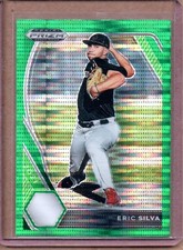 2021 PANINI PRIZM DRAFT PICKS ERIC SILVA GREEN PRIZM   #PDP115  (NM/MT)