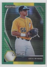 2021 Panini Prizm Draft Picks Green & Yellow Hyper Erik Rivera #PDP215 0v7