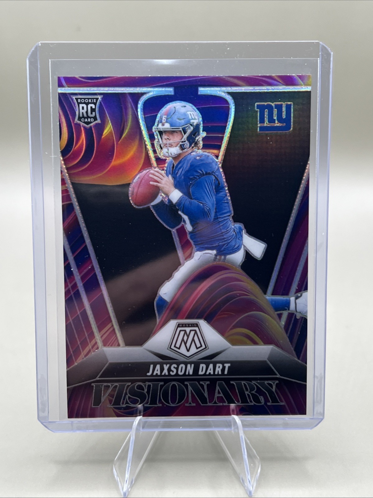 🔥 2025 Mosaic Visionary Jaxson Dart Rookie Card Case Hit! New York Giants NFL🔥