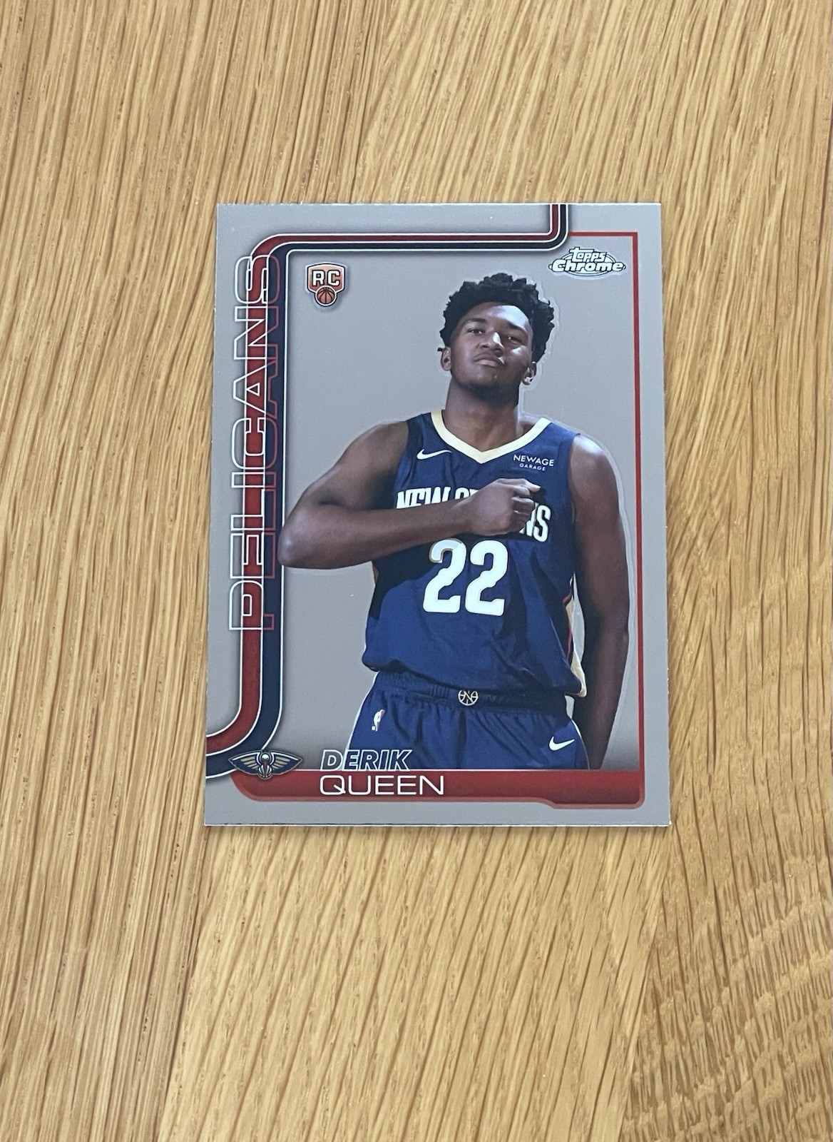 2025-26 Topps Chrome Derik Queen RC SP Short Print Image Variation Rookie #263