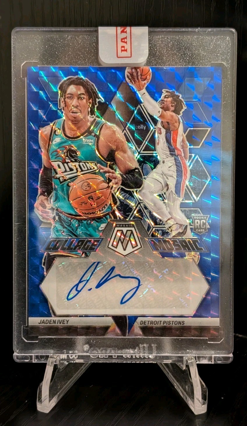 2022-23 Mosaic Jaden Ivey /25 Collage Autographs Rookie #CM-IVE Pistons RC