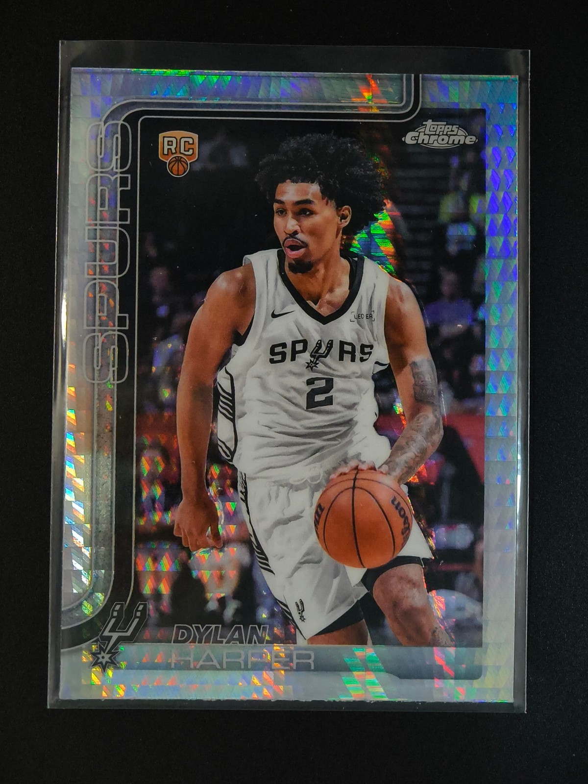 Dylan Harper 2025-26 Topps Chrome Basketball #252 RC Prism