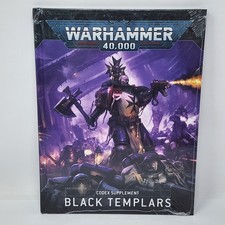Libro de tapa dura Games Workshop Warhammer 40k Codex Suplemento Templarios Negros