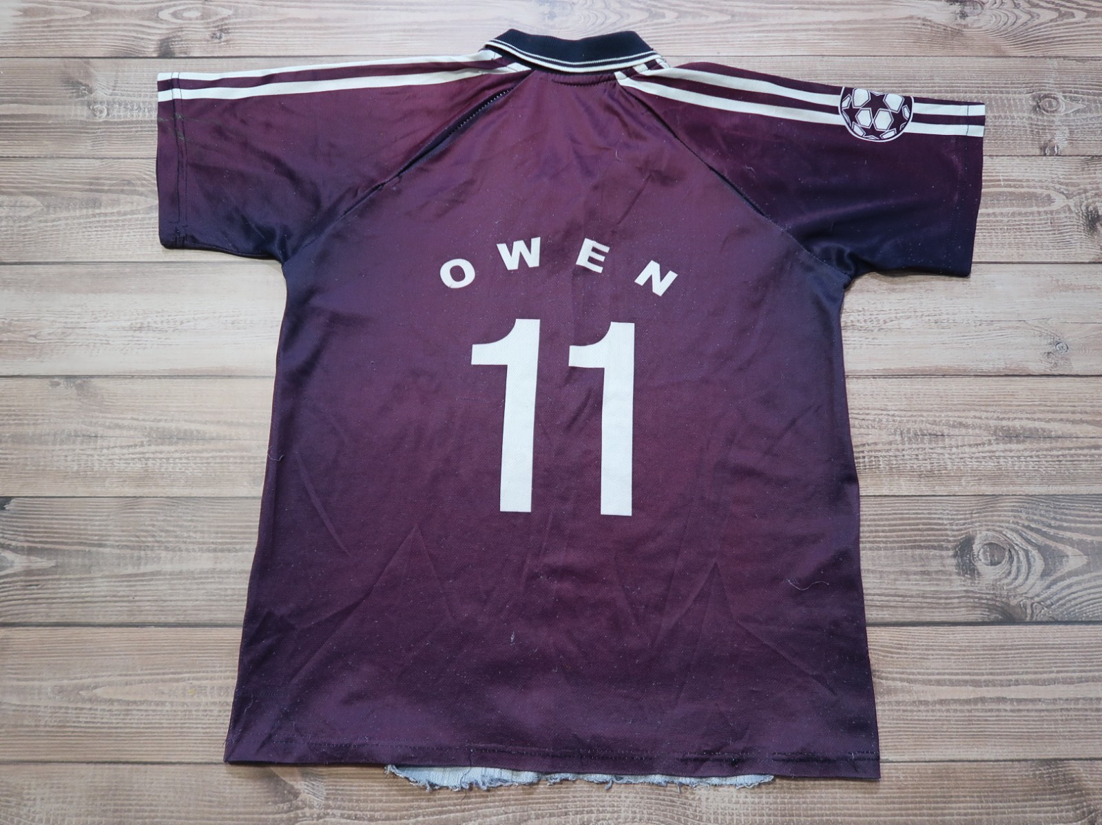 ⚽Vintage Football Shirt Real Madrid Owen #11 Soccer Jersey, Boy`s Size