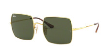 Ray-Ban Square Sunglasses RB1971 9147/31 Gold G-15 Green Lenses 54-19-145