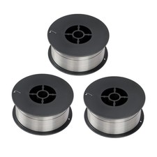 3Pcs E71T-GS .035" - Gasless Flux Core Mild Steel MIG Welding Wire 2 Lbs Spool