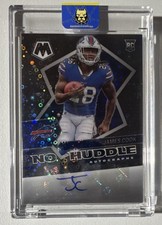 2022 Panini Mosaic No Huddle Auto Black Prizm 1/1 RC James Cook Bills #ANH-JC