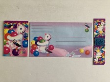 Vintage Lisa Frank Envelope Notepad and Stamp Set