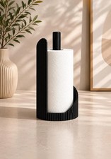 Modern Paper Towel Holder | Minimalist Scandinavian Kitchen Decor, 3D Printed