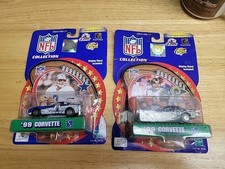 Troy Aikman, Kurt Warner '99 Corvette Toy Hasbro QB Club NFL Players  #55705 NEW
