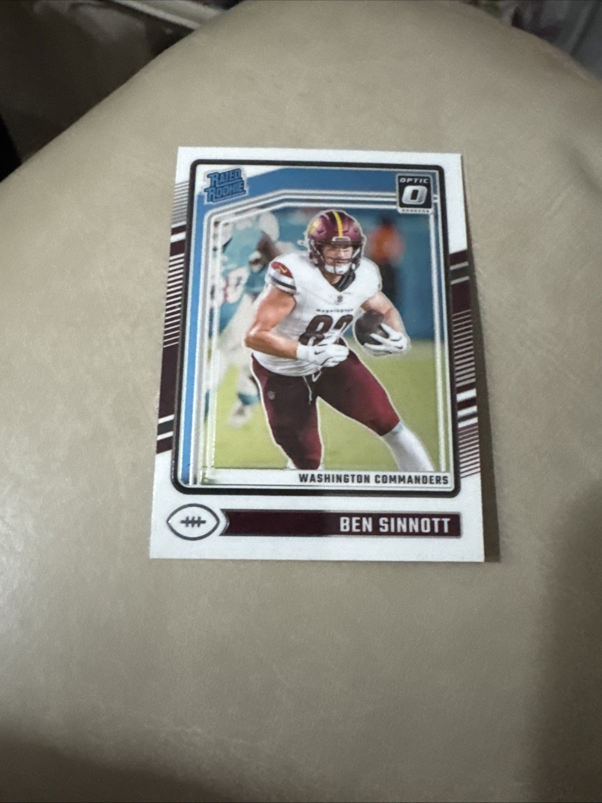 Ben Sinnott 2024 Donruss Optic Base Rated Rookie RC #207 Commanders