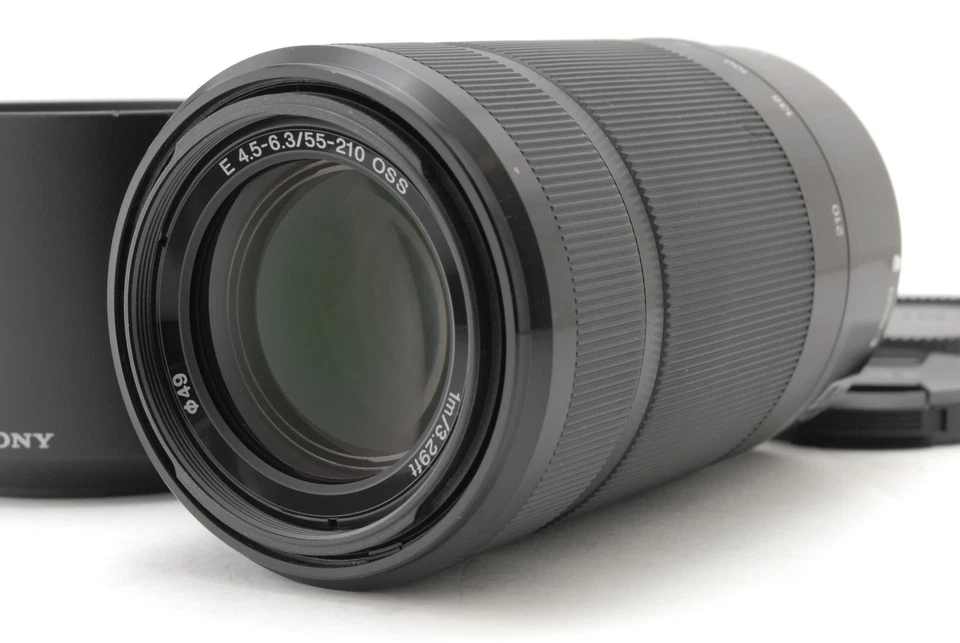 [NEUF] Objectif Sony E 55-210 mm f/4,5-6,3 OSS noir SEL55210 pour monture E... - Photo 2/4