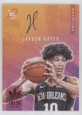 2019-20 Panini Court Kings Fresh Paint Ruby /99 Jaxson Hayes #FP-JHA Auto n8q