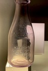 Hansen Dairy Co.  Los Angeles 1 Qt Milk Bottle Turning Amethyst  — photo 1