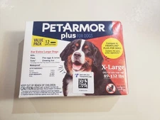 PET ARMOR Plus for XL Dogs 89-132 LBs ...11 vials