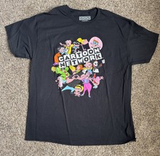 Image of Cartoon Network Johnny B Dexter Lab Ed Edd n Eddy Courage T-shirt Size XL