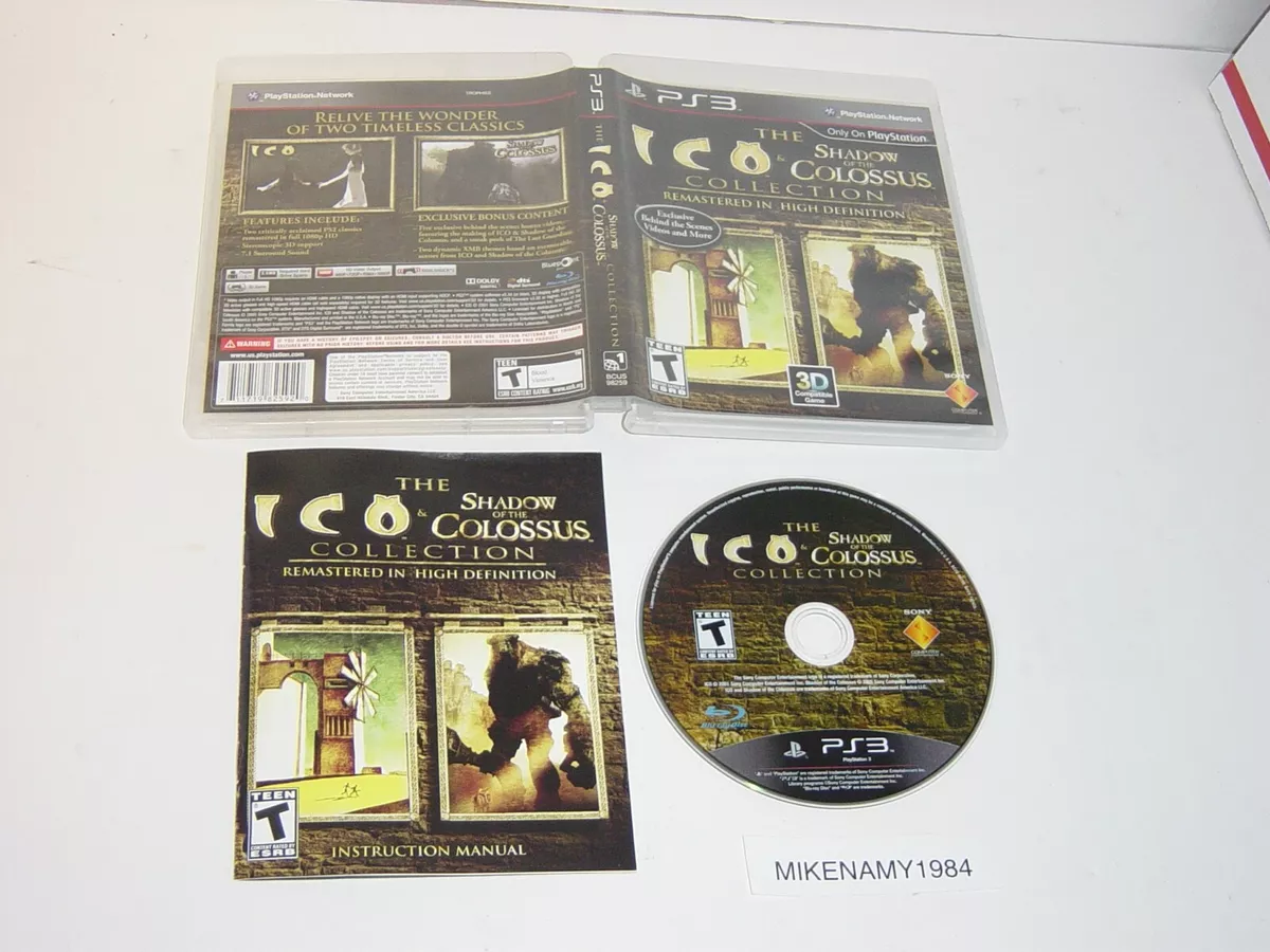 The Ico & Shadow of the Colossus Collection Playstation 3 PS3 Used