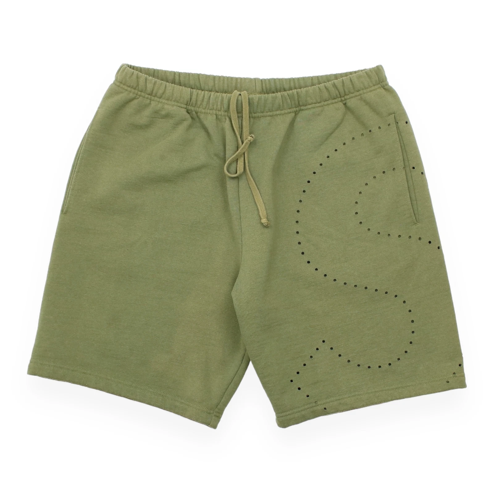 Short Supreme Laser Cut logo S taille M vert kaki