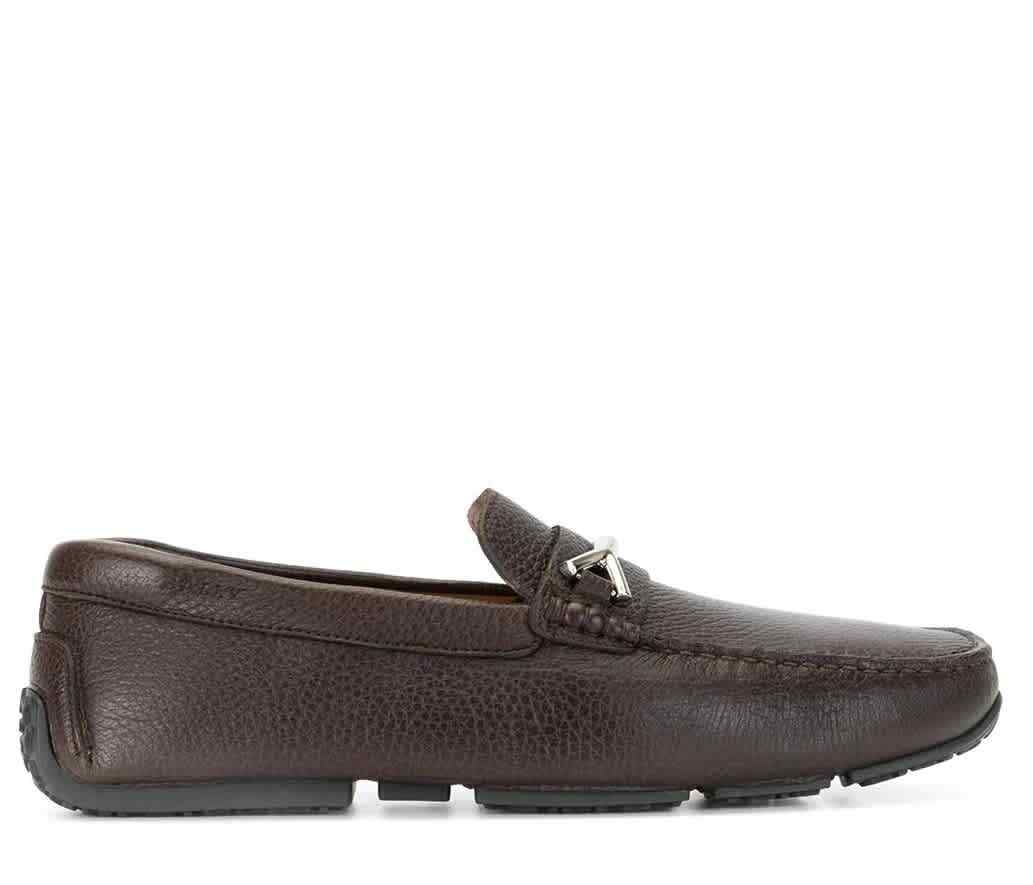 Pieret Grained Deer Leather Loafers 