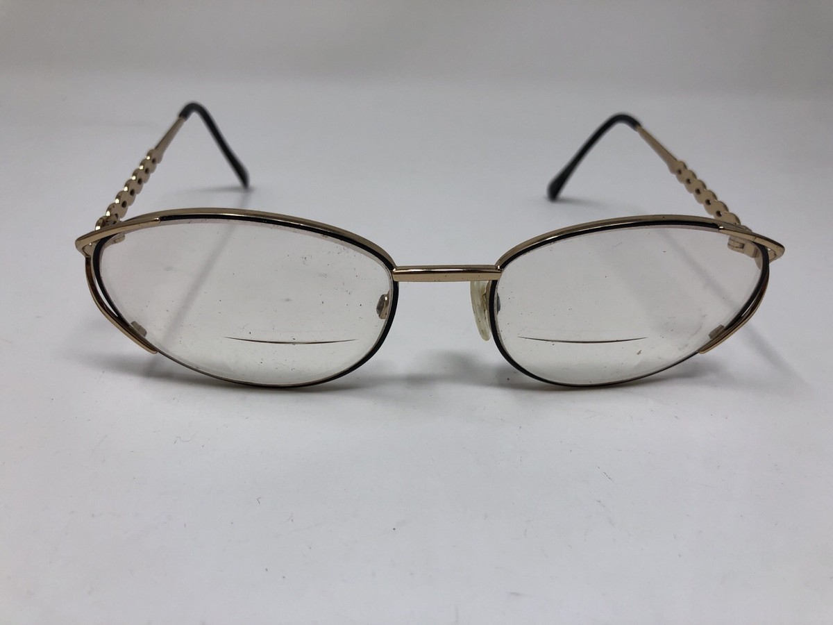 Lot of 4 authentic Valentino vtg prescription designer eyeglasses frames Valentino V 434 903, Vintage 90s Gold Round Circle  main image 3