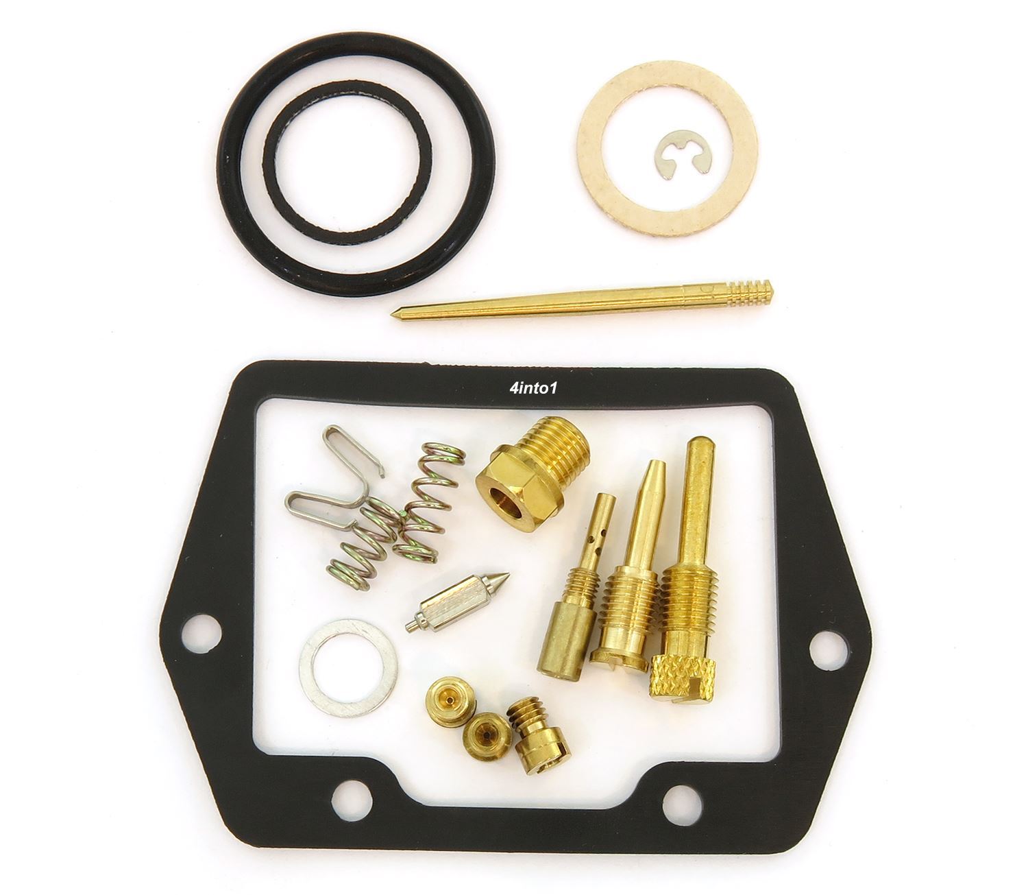 Carburetor Rebuild Kit - Honda CT70 Trail 70 - 1969-1977 - Jets Gaskets Needles