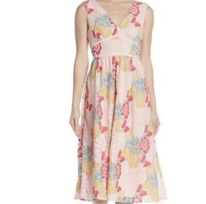 nsr sleeveless lace midi dress