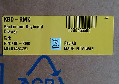 Advantech KBD-RMK 19'' Rackmount Keyboard Drawer