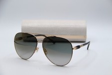 NEW JIMMY CHOO GRAY/S RHLFQ GOLD BLACK GRADIENT AUTHENTIC FRAME SUNGLASSES 63-12