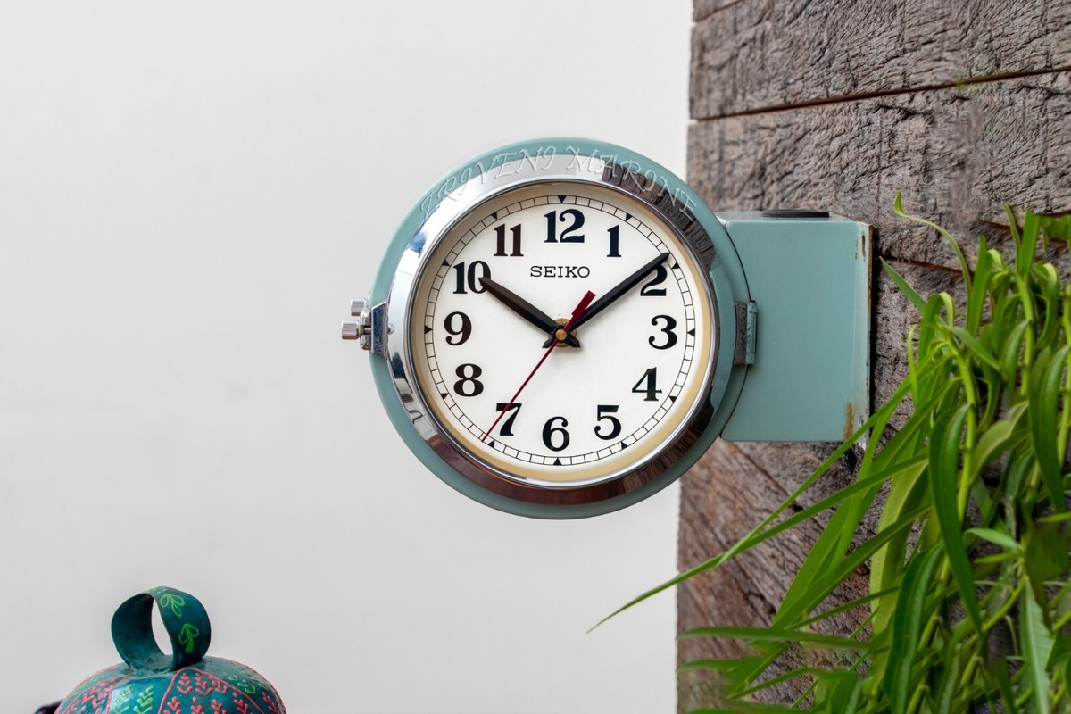 Vintage Maritime Seiko Wall Clock Nautical Industrial Slave Ship
