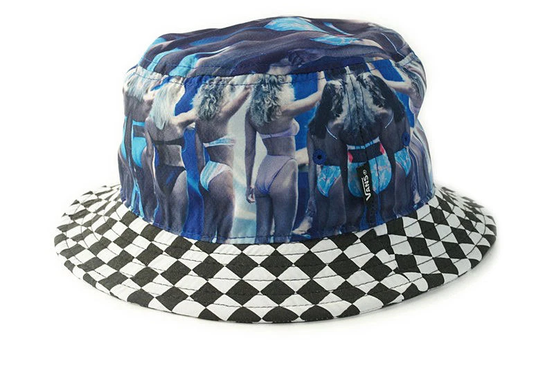 Vans Off The Wall Hank Foto Skate Surf BUCKET Hat BAKED BUNS SPRING BREAK S/M - Image 2 of 3