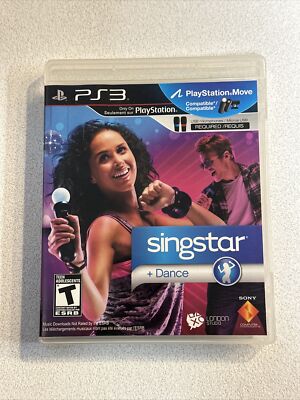 PS3 Singstar Dance - Very Good Cond With Manual Sony PlayStation 3