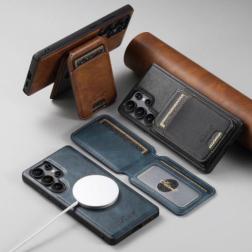 For Samsung Galaxy S25 Ultra Removable PU Leather Card Holder Wallet Phone Case - 第 1/37 張圖片