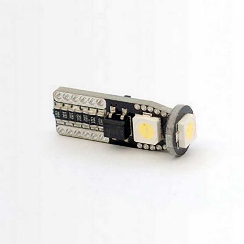 Set Lampade T10 a 3 Led SMD Super Canbus 12V (2PCS) 39570