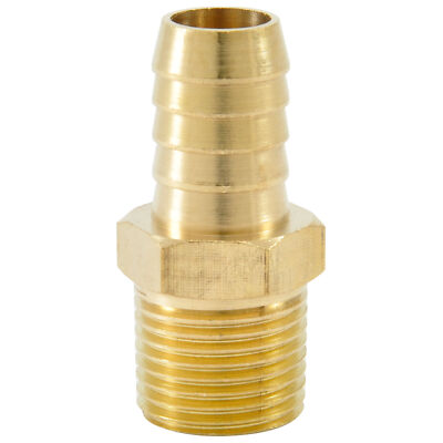 Messing Schlauch Anschluss Reduzierung 16,5 mm auf 1/2 NPT Männlich Adapter