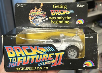 NIB 1989 LJN Back To The Future Part 2 DeLorean Matchbox High