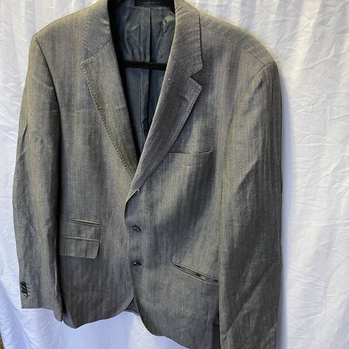 Hugo Boss Men’s Sports Coat Blazer Jacket Size 40L Virgin Wool Linen Blend - Picture 3 of 24