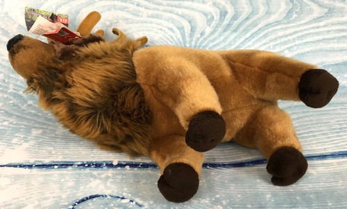 New Aurora 12" Elk w/ Tags Stuffed Realistic Science Classroom Deer Buck Animal - Picture 4 of 6
