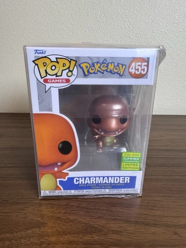 Funko POP! Pokemon #455 Charmander Metallic 2022 SDCC Shared Exclusive
