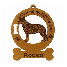 Australian Cattle Dog Standing Ornament Personalized With Your Dogs Name 1309